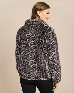 Outlet Wendejacke Leder/Pelzimitat Jacken & Mäntel