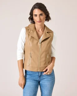 New Weste aus Lederimitat Jacken & Mäntel