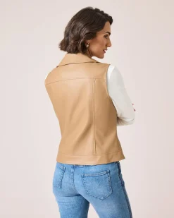 New Weste aus Lederimitat Jacken & Mäntel