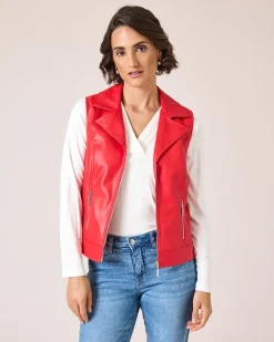 New Weste aus Lederimitat Jacken & Mäntel