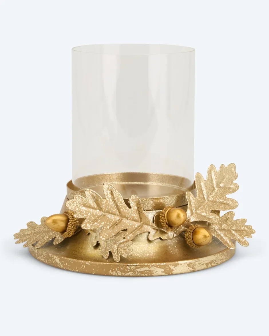 Discount Windlicht Eichblatt Dekoration