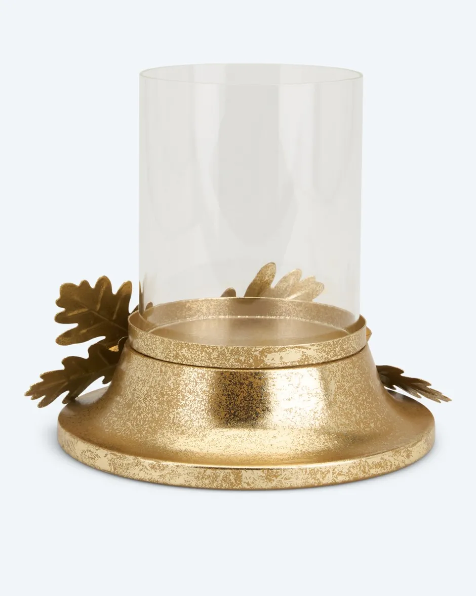 Discount Windlicht Eichblatt Dekoration