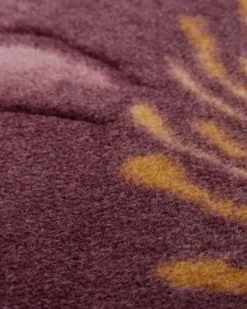 Discount Wollblend Teppich "Blume" Heimtextilien