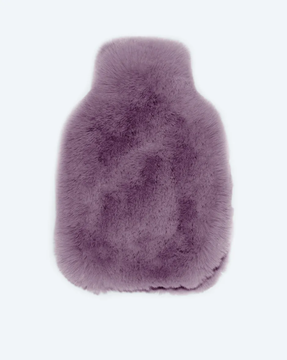 Outlet Wärmeflasche Kaninchenfell-Optik "Luxus" Heimtextilien