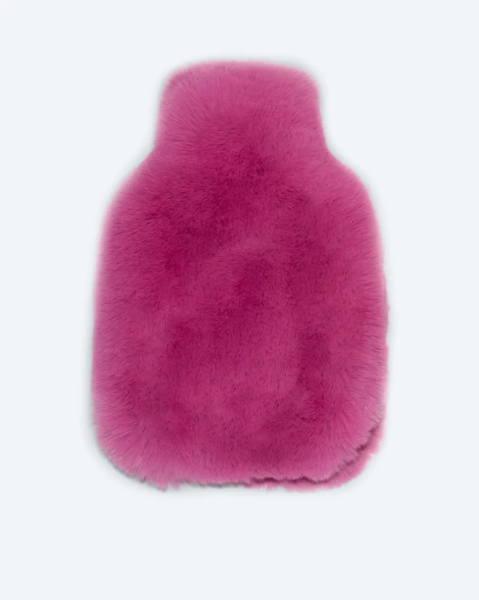 Outlet Wärmeflasche Kaninchenfell-Optik "Luxus" Heimtextilien