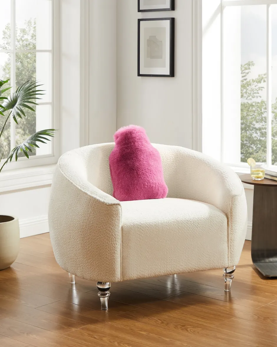 Outlet Wärmeflasche Kaninchenfell-Optik "Luxus" Heimtextilien