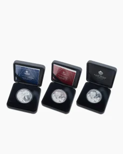 Best 3x 1 Oz Silber Trade Dollar Set 2021/2023 Münzen