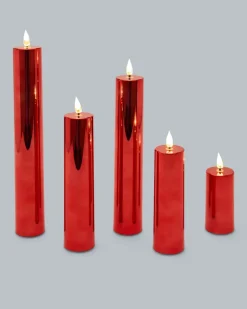 Clearance XXL LED-Kerzen "Shiny", 5tlg. Dekoration