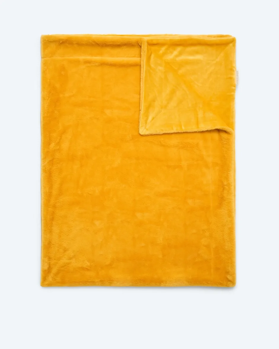 XXL-Wendedecke "Ivo" in Kaninchenfell-Optik, 1 od. 2tlg. Heimtextilien