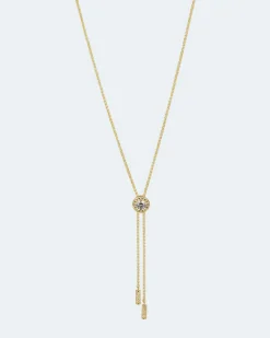Outlet Y-Collier mit Zirkonia Halsketten & Colliers