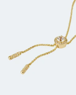 Outlet Y-Collier mit Zirkonia Halsketten & Colliers