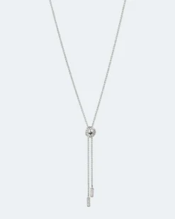 Outlet Y-Collier mit Zirkonia Halsketten & Colliers